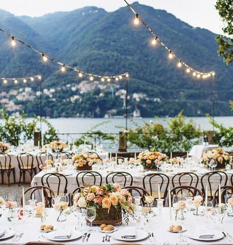 Como Wedding, Lake Como Wedding, Beach Wedding Decorations, Lake Wedding, Beach Theme Wedding, Wedding Destination, Italian Wedding, Italy Wedding, Lake Como