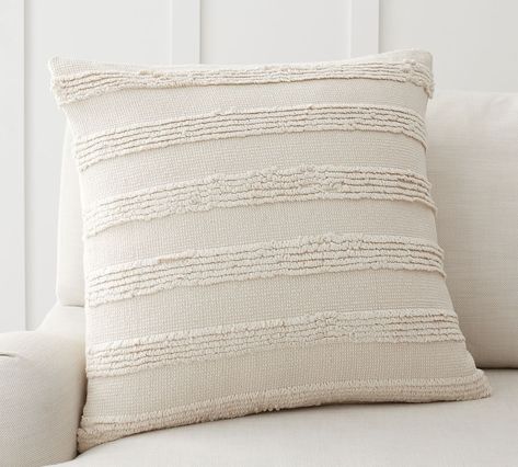 Statement Pillow, Embroidered Pillow Covers, Feather Pillows, Pillow Texture, Furniture Slipcovers, Linen Pillow Covers, Pillow Collection, Stripe Pillow, Embroidered Pillow