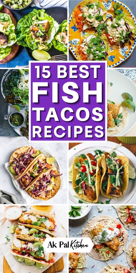 Indulge in a delicious feast with our incredible fish tacos recipes! Whether you're craving an easy and healthy lunch and dinner option or a flavorful twist, we've got you covered. Discover mouthwatering cod fish tacos and tantalizing tilapia fish tacos that will satisfy your seafood cravings. Experience the iconic Baja fish tacos, fried fish tacos, or the smoky goodness of blackened fish tacos. Fire up the grill for perfectly grilled fish tacos that will make your taste buds dance. Street Tacos Fish, Cod Tacos Recipes, Hawaiian Fish Tacos, Street Fish Tacos, Fish Tacos Fried, Fish Tacos Recipes, Fish Taco Recipes, Tacos Fried, Tilapia Fish Tacos