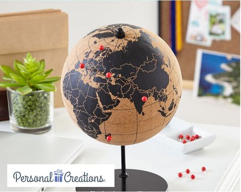 8 Best Travel Gift Ideas for Families (that Kids and Parents Will Love) - Thomson Family Adventures Genius Hour, Office Time, Wall Office, Globe Travel, Travel Globe, Map Wall Decor, Metal Pole, The Lost World, World Globe