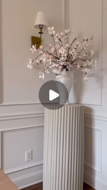 BEHR® Paint on Instagram: "Fluted pedestal stand by @stephanystyled 🌷 Who’s making this their next DIY? 👷 #BEHR #TodayLetsPaint

Featured Color: Sculptor Clay PPU5-08" Behr Sculptor Clay, Fluted Pedestal, Behr Paint, Pedestal Stand, Paint Colors For Home, Sculptor, House Colors, Paint Colors, Paint