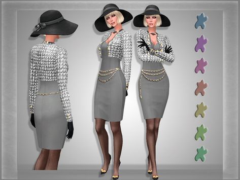 Sims 4 Cc Parisian, Fashion Parisian Style, Sims 4 Download, The Sims 4 Download, Ts4 Cc, Sims 4 Clothing, The Sims4, Sims Mods, Sims 4 Cc