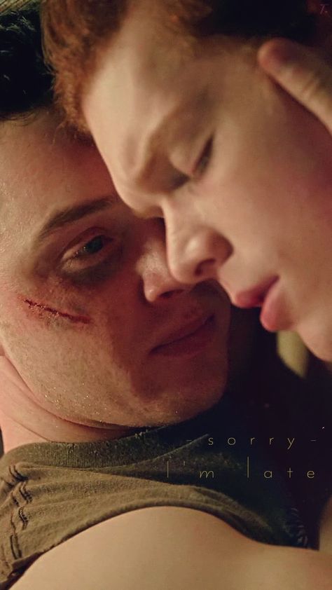 Gallavich shared by Andiebaxx on We Heart It Shameless Series, Shameless Mickey And Ian, Ian Shameless, Shameless Tv Show, Best Tv Couples, Mickey And Ian, Ian And Mickey, Noel Fisher, Cameron Monaghan