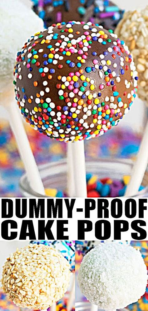 - HOW TO MAKE CAKE POPS- Use this tutorial to make diy quick and easy cake pops recipe and cake balls. Made with simple ingredients with various flavors and decoration ideas. Galaxy pops, red velvet, Oreo, funfetti are great for birthday parties. From CakeWhiz.com #cake #dessert #cakepop #chocolate #sprinkles #birthday #snack #diy #foodlike #FoodStory #foodexplorer #fooddaily #foodjunky #recipeshare #foodinstagram #foodforthought #foodculture #foodholic #food52grams #recipecontest #recipeinspi Cake Pop Receita, Easy Cake Pops, Cake Pop Recipe Easy, Oreo Cake Pops, Strawberry Cake Pops, Chocolate Covered Strawberry Cake, Cake Pops Recipe, Make Cake Pops, Red Velvet Oreo