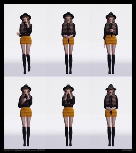 Flower Chamber: SING FOR YOU Poses collection, pt.2: MIC sets • Sims 4 Downloads Dancing Poses, Sims Stories, Sims 4 Black Hair, The Sims 4 Pc, Mic Stand, Sing For You, Sims 4 Cc Makeup, Sims 4 Body Mods, February Nails