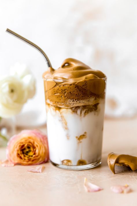 Iced Coconut Whipped Coffee - KJ & Company #recipe #coffee #whippedcoffee #drinks #breakfast #icedcoffee Drinks Breakfast, Post Background, Make Iced Coffee, Coconut Milk Coffee, Espresso Martini Recipe, Best Iced Coffee, Whipped Coffee, How To Make Ice Coffee, Coffee Ideas