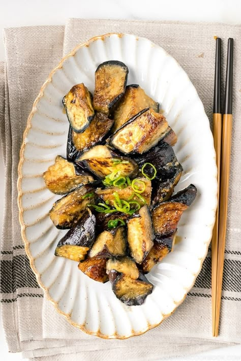 Yakimeshi Recipe, Eggplant Side Dishes, Miso Eggplant, Japanese Side Dish, Miso Recipe, Miso Sauce, Just One Cookbook, Eggplant Recipe, Easy Japanese Recipes