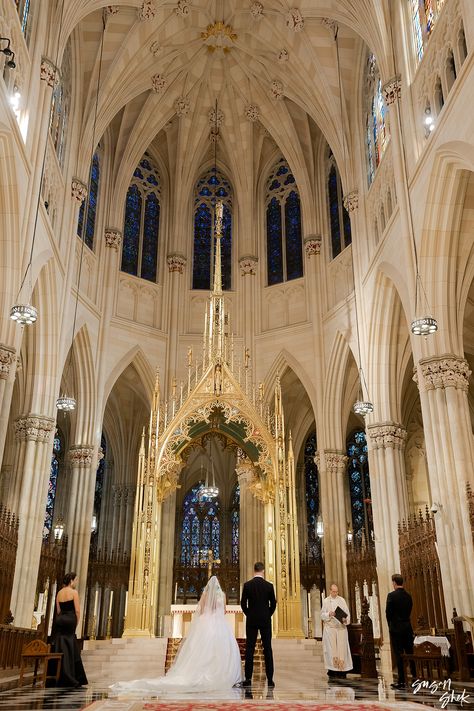 Mexican Cathedral Wedding, Wedding Venue New England, Big Cathedral Wedding, Wedding Venues Cathedral, Old Cathedral Wedding, St Patrick Cathedral Nyc, Italian Cathedral Wedding, Wedding In Cathedral, St Patrick’s Cathedral Nyc Wedding