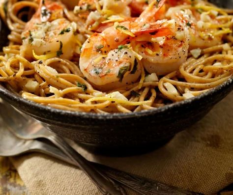 Instant Pot Shrimp Scampi - Fork To Spoon Red Shrimp Recipes, Garlic Pasta Recipe, Convenient Dinner, Shrimp Scampi Pasta, Scampi Pasta, Shrimp Scampi Recipe, Grilled Shrimp Recipes, Scampi Recipe, Grilling Chicken Breast