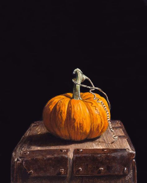 Still Life | GAYLE MADEIRA Foto Still Life, Pumpkin Photography, Vintage Halloween Art, Pumpkin Canvas, Juicy Orange, Still Life Fruit, Art Tools Drawing, Still Life Oil Painting, English Art