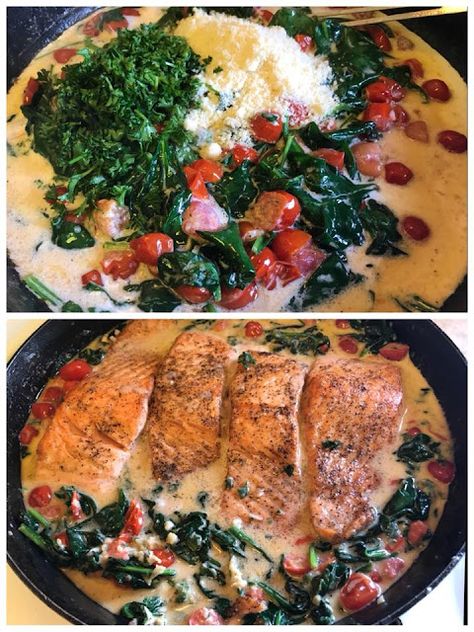 Tuscan Butter, Easy Salmon Recipe, Butter Salmon, Easy Salmon Recipes, Easy Salmon, Salmon Recipe, Filipino Recipes, Salmon Recipes, Seafood