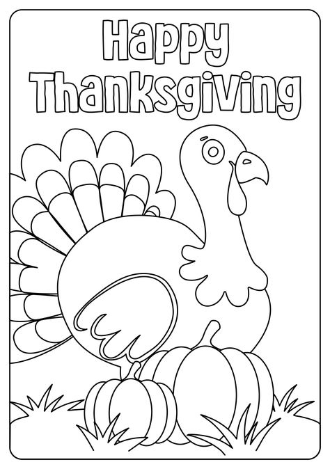 Thanksgiving Coloring Pages for Kids Thanksgiving Pictures To Color, Mother Day Coloring, Kids Thanksgiving Activities, November Blessings, Thanksgiving Coloring Pages For Kids, Thanksgiving Arts And Crafts, Turkey Coloring, Thanksgiving Coloring Sheets, Thanksgiving Coloring Book