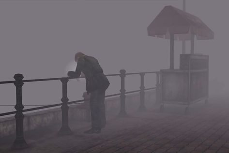 James Sunderland at Rosewater Park - Silent Hill 2 Silent Hill Game, Silent Hill 1, James Sunderland, Silent Hill Art, رورونوا زورو, Cry Of Fear, Silent Hill 2, Fatal Frame, Parc D'attraction