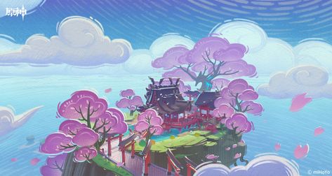 Grand Narukami Shrine, Narukami Shrine, Music Listening, Wallpaper Pack, Genshin Impact, Google Drive, Drive, Music, Anime