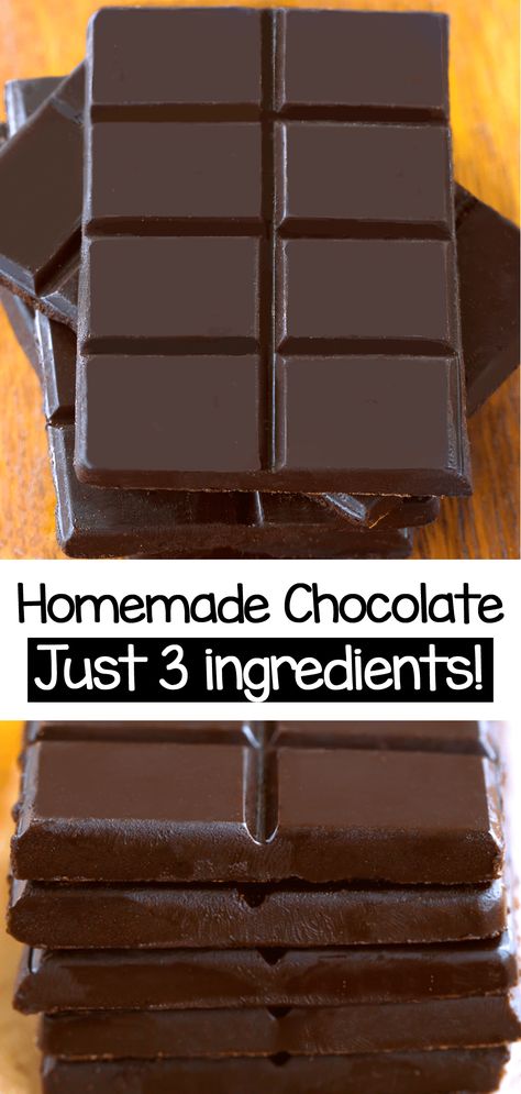 Easy Homemade Chocolate Bar Recipe (Vegan, Keto, Paleo, Sugar Free) Ella Vegan, Chocolate Bar Recipe, Chocolate Covered Katie, Homemade Chocolate Bars, Sweet Potato Brownies, Candy Recipes Homemade, Chocolate Banana Bread, Bar Recipe, Vegan Chocolate Chip