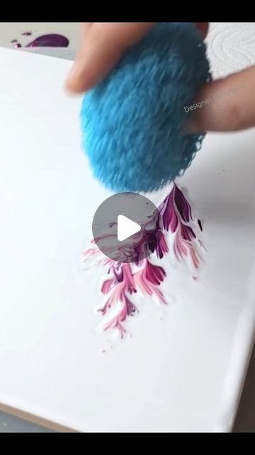 designer_gemma77 on Instagram: "(No.940)Full video on my YouTube >> Designer Gemma77
Link in my profile : )
.
.
#acrylicpouring #acrylicpainting #fluidacrylic #acrylicpaint #fluidart #gemma77 #designergemma77 #designer_gemma77  #paintingideas #creativeart #satisfyingly #howtopaint" Sponge Art Painting, Sponge Art, Designer Gemma77, Oil Flowers, Fruit Paintings, Ceramic Underglaze, Water Paint, Abstract Painting Techniques, Sponge Painting