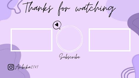 YouTube outro • YouTube aesthetic outro • YouTube outro template • YouTube template Yt End Screen Template, Banner For Youtube Aesthetic, Aesthetic Youtube Outro, Youtube Outro Backgrounds, Outro Youtube Aesthetic, Youtube Intro Backgrounds Aesthetic, 1024 X 576 Youtube Banner Aesthetic, Outro Template For Youtube, Youtube Intro Ideas