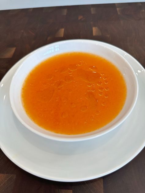 Tomato Broth Soup Style - JulietKitchen.com Broth Soup Recipes Clear, Tomato Broth Recipe, Clear Tomato Soup, Tomato Broth Soup, Bariatric Broth Recipes, Healthy Broth Soups, Broth Recipes For Liquid Diet, Clear Broth Soup Recipes, Breakfast Broth