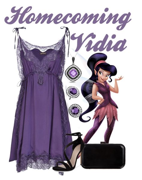 "Homecoming Vidia" by alyssa-eatinger ❤ liked on Polyvore featuring Galliano, Verali, Carvela, Miadora and David Yurman Vidia Costume Aesthetic, Vidia Inspired Outfits, Tinkerbell Vidia Costume, Vidia Disneybound, Vidia Costume, Tinkerbell Dti Outfits, Disney Bounding Tinkerbell, Tinkerbell Modern Outfit, Disney Prom Dresses