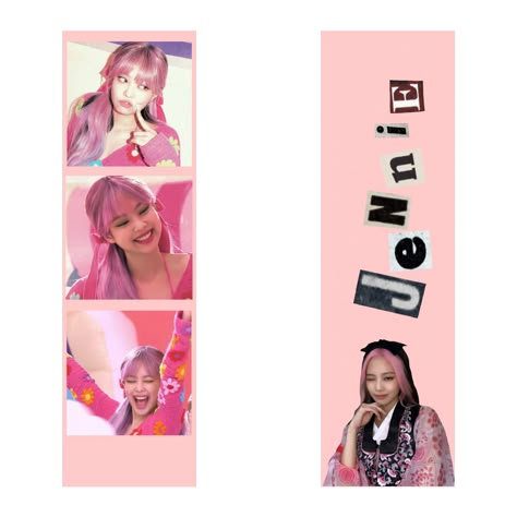 Blackpink Bookmark Printable, Jennie Bookmark, Blackpink Bookmark, Kpop Bookmark, Polaroid Kpop, Kpop Diy, Black Pink Background, Pop Stickers, Cute Bookmarks