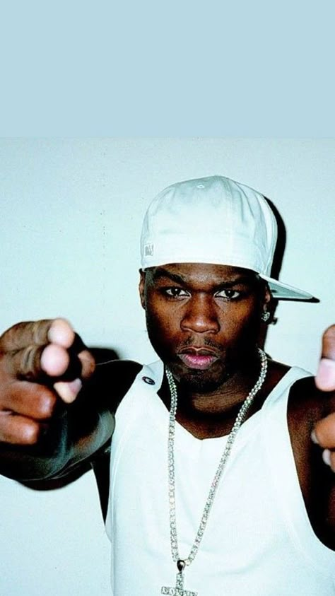 50 Cent Music, Rap Music Hip Hop, Rapper 50 Cent, Black Music Artists, 90s Rappers Aesthetic, 90s Rappers, Hip Hop Classics, Fifty Cent, Glitter Fashion