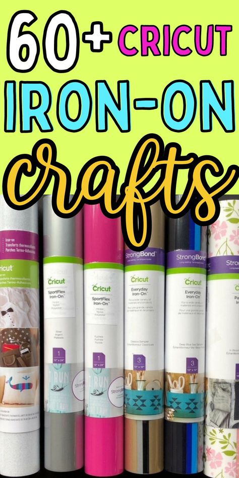 Easy Cricut Crafts. How to make fun Cricut iron-on crafts. Fun Cricut crafts. Crafts Cricut, Cricut Supplies, Wood Wall Art Diy, Cricut Projects Beginner, Cricut Craft Room, Cricut Tutorials, Cricut Creations, Cricut Projects Vinyl, Vinyl Crafts