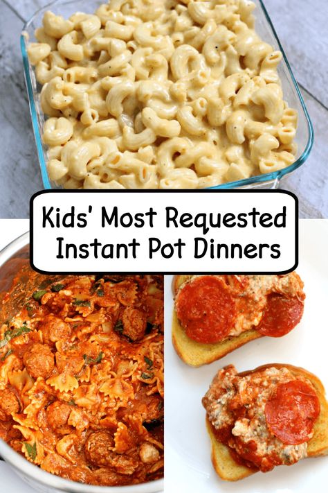 Instant Pot Slow Cooker Recipes, Kids Dinner Ideas, Instant Pot Dinners, Instant Pot Slow Cooker, Kids Dinner, Making Dinner, Pot Dinners, Dump Meals, Easy One Pot Meals