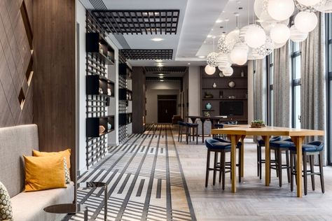 Marriott Charles de Gaulle by Virserius Studio, Paris – France » Retail Design Blog Function Room Design Hotel, Pre Function Area Design, Church Foyer, Welcome Center, Breakout Area, Premium Hotel, Rest Area, Vip Club, Function Room