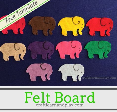 Make this fun counting felt board story using free pattern. You may make as many elephants as you wish. You even can put numbers on each elephant. To make this felt board story you will need 5 or … Felt Songs Preschool, Easy Felt Board Stories, Flannel Story Templates Free Printables, Flannel Board Stories Preschool, Felt Story Boards Ideas, Prek Storytime, Feltboard Stories, Felt Board Templates, Flannel Ideas