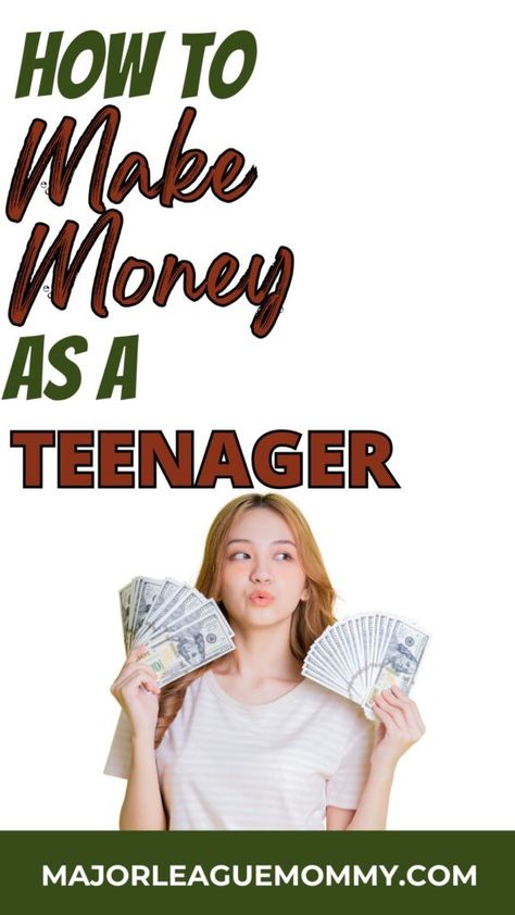 How to Make Money as a Teenager: Strategies to Earn and Save Entrepreneur Kids, Flexible Jobs, Make Money From Pinterest, Summer Jobs, Ways To Earn Money, Online Tutoring, Parenting Blog, Homeschool Math, Business Leader