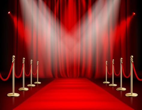 Free vector awards show red carpet path ... | Free Vector #Freepik #freevector Red Carpet Background, Curtain Background, Red Carpet Wedding, White Stairs, Red Carpet Party, Red Carpet Runner, White Carpet, Carpet Sale, Celebrity Red Carpet