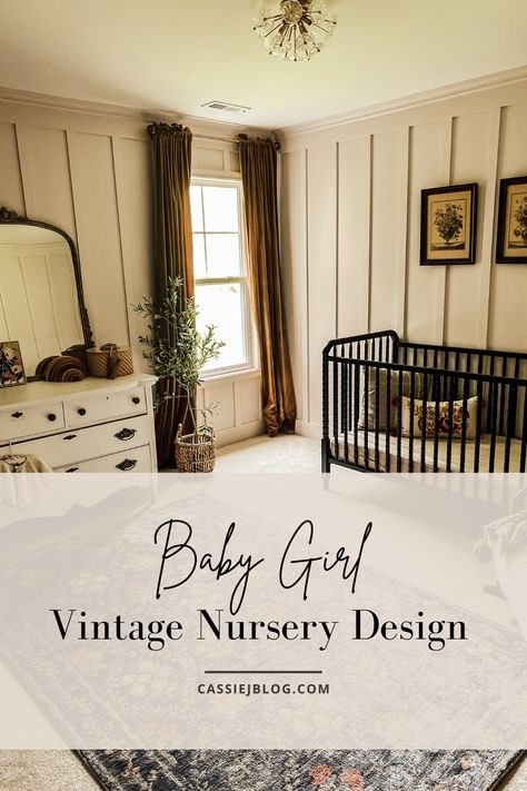 Multi Use Nursery, Mixed Furniture Nursery, Antique Crib Nursery, Lighting In Nursery, How To Design A Nursery, Rose Colored Nursery, Magnolia Baby Nursery, Fall Themed Nursery, Nursery Ideas Antique