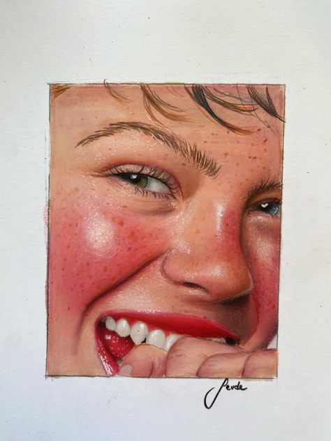 Colourful Self Portraits, Pencil Colour Sketches Portraits, Colour Pencil Drawing Portraits, Sketchbook Colored Pencil, Realistic Colored Pencil Drawings, Pencil Colour Art, Pencil Colour Drawing, Color Pencil Portrait, Colour Pencil Art