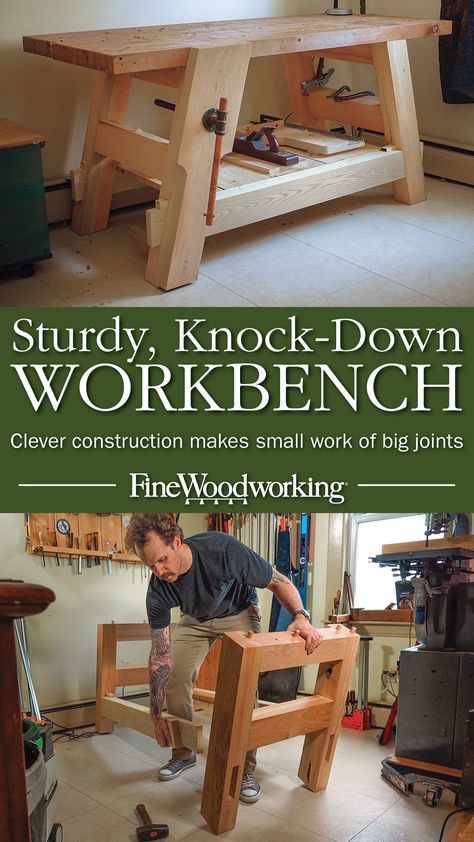 Moravian Workbench, Woodworking Plans Workbench, Workbench Designs, Workbench Plans Diy, Work Benches, Woodworking Plans Beginner, Woodworking Bench Plans, Diy Workbench, Wood Projects That Sell