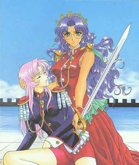 Shoujo Kakumei Utena, Anime Was A Mistake, Revolutionary Girl Utena, Yuri Anime, Old Anime, Fanarts Anime, Girls In Love, Magical Girl, Character Drawing