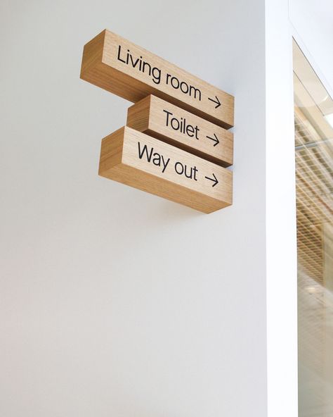 Wayfinding System / Vinted Office on Behance Modern Wayfinding, Restrooms Signage, Signage Board, Wayfinding Signage Design, Office Signage, Wayfinding Signs, Sign System, Wayfinding Design, Wayfinding System