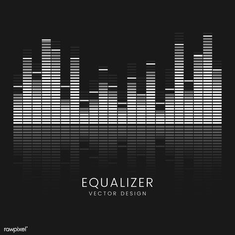 Sound wave equalizer vector design | free image by rawpixel.com Couple Kissing Pics, Sound Pattern, Rakel Sablon, Sound Waves Design, Free Video Editing Software, Quantum Theory, Logo Development, Adidas Art, Music Waves