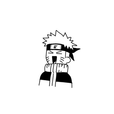 Naruto Tattoo, Naruto Sketch, Naruto Drawings, White Drawing, Mini Drawings, Black And White Drawing, Naruto Anime, Anime Stickers, Anime Tattoos