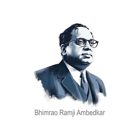 Vector bhimrao ramji ambedkar vector ill... | Premium Vector #Freepik #vector #ambedkar #ambedkar-jayanti #maharashtra #indian-parliament Dr Br Ambedkar Photos Hd, Ambedkar Jayanti Poster, Br Ambedkar Jayanti, Indian Parliament, Baba Saheb, Br Ambedkar, Medical Lab Technician, Ambedkar Jayanti, Jay Bhim