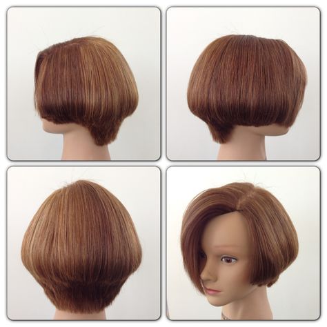 Graduation Haircut, Graduated Haircut, One Length Haircuts, Hairdressing Training, Hair For School, Side Parting, Hair School, Graduation Hairstyles, Straight Bob