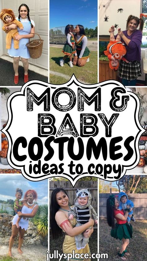 halloween mom and baby costume ideas, halloween costume ideas for mom and baby, mom and baby costume ideas Toddler Mom Costume, Couple With Baby Costume Ideas, Milk Maid Halloween Costume, Halloween Costumes Mom Dad And Baby, 2 Month Old Costume Halloween, Pregnant Mom And Son Halloween Costumes, Coco Melon Halloween Costume, Mom And Some Halloween Costumes, Mom And Baby Daughter Halloween Costumes