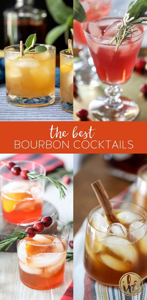 Burbon Drinks, Easy Bourbon Cocktails, Bourbon Mixed Drinks, Bourbon Drinks Recipes, Cocktails Easy, Easy Mixed Drinks, Best Bourbon, Bourbon Cocktail Recipe, Bourbon Cherries