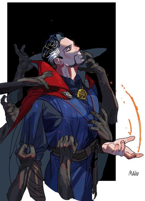 Doctor Strange Art, Best Marvel Characters, Doctor Strange Marvel, Marvel Characters Art, Dr Strange, Marvel Films, Dark Horse Comics, Marvel Wallpaper, American Comics