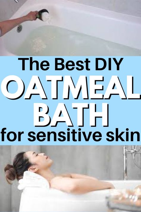 Discover the incredible benefits of colloidal oatmeal for eczema. Learn how to create the ultimate bath routine using natural remedies to provide relief and comfort. Say goodbye to discomfort and hello to soothing self-care Diy Colloidal Oatmeal, Oatmeal Body Butter, Oatmeal For Skin, Oatmeal Face Mask, Benefits Of Dry Brushing, Diy Oatmeal, Bath Benefits, Homemade Body Care, Oatmeal Bath