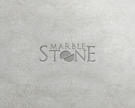 Marble Stone Logo Work. on Behance Marble Company Logo, Marble Logo Design, Plastering Logo, Concrete Logo Design, Marble Branding, Stone Logo Design, Stone Typography, Cement Logo, Stone Branding