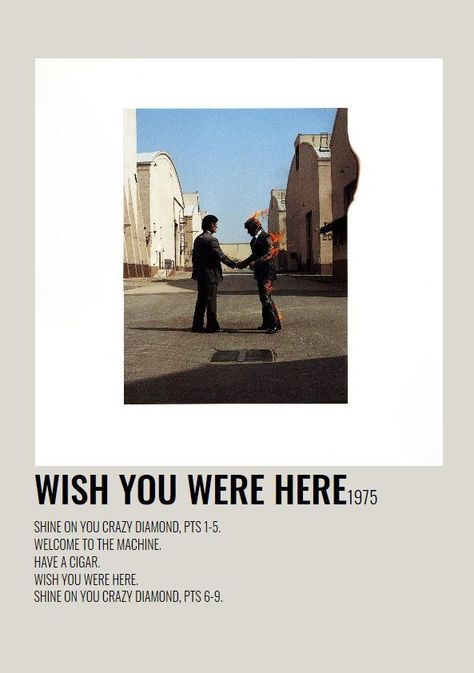 Wish You Were Here Minimalist Poster | Muziek, Achtergronden, Album #Pink_Floyd_Posters_Vintage #Pink_Floyd_Album_Poster #Pink_Floyd_Poster_Aesthetic #Pink_Floyd_Minimalist_Poster Pink Floyd Posters Vintage, Pink Floyd Album Poster, Pink Floyd Poster Aesthetic, Pink Floyd The Wall Poster, Pink Floyd Minimalist Poster, Poster Pink Floyd, Pink Floyd Cover, Minimalist Album Poster, Pink Floyd Album Covers