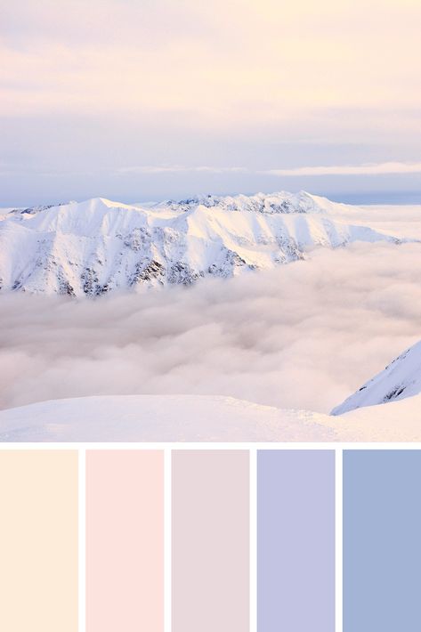 Color Combinations Pastel, Light Blue Combination, Winter Pastel Palette, Pastel Combinations, Light Blue Color Palette Colour Schemes, Periwinkle Blue Color Palette, Nice Color Combinations, Lilac And Blue Color Palette, Colors That Go With Periwinkle