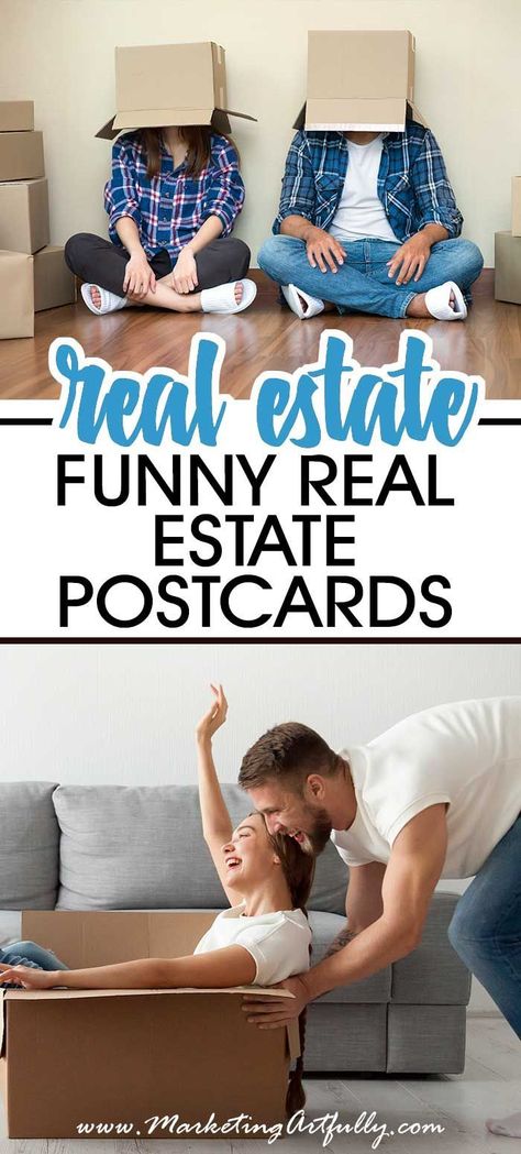 Tips and ideas for real estate marketing! Creative and funny direct mail postcard ideas. Great for farming and finding new clients. Lots of tips for how to use realtor postcards in your marketing mix! #realestate #postcards Realtor Ads, Real Estate Marketing Postcards, Realtor Postcards, Arts Education Quotes, Marketing Postcard, Postcard Ideas, Funny Real Estate, Real Estate Postcards, Real Estate Ads