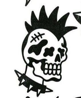 Punk Flash Tattoo, Anarchist Tattoo, Punk Doodles, Punk Tattoo Ideas, Punk Rock Tattoos, Skull Doodle, Punk Symbols, Punk Tattoos, Punk Drawing