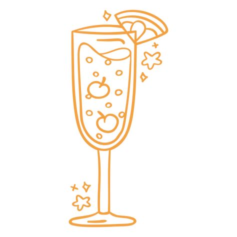 Sparkling wine cocktail doodle PNG Design Cocktail Doodle, Sparkling Wine Cocktails, Doodle Png, Background Flower, Wine Cocktails, Create T Shirt, Sparkling Wine, Bullet Journal Inspiration, Design Ad